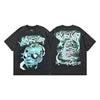 Top Quality Hell Street Star New Retro Pure Fashion Brand Men's and Women's Loose and Thin Cotton Casual Five Cent Men T-shirt