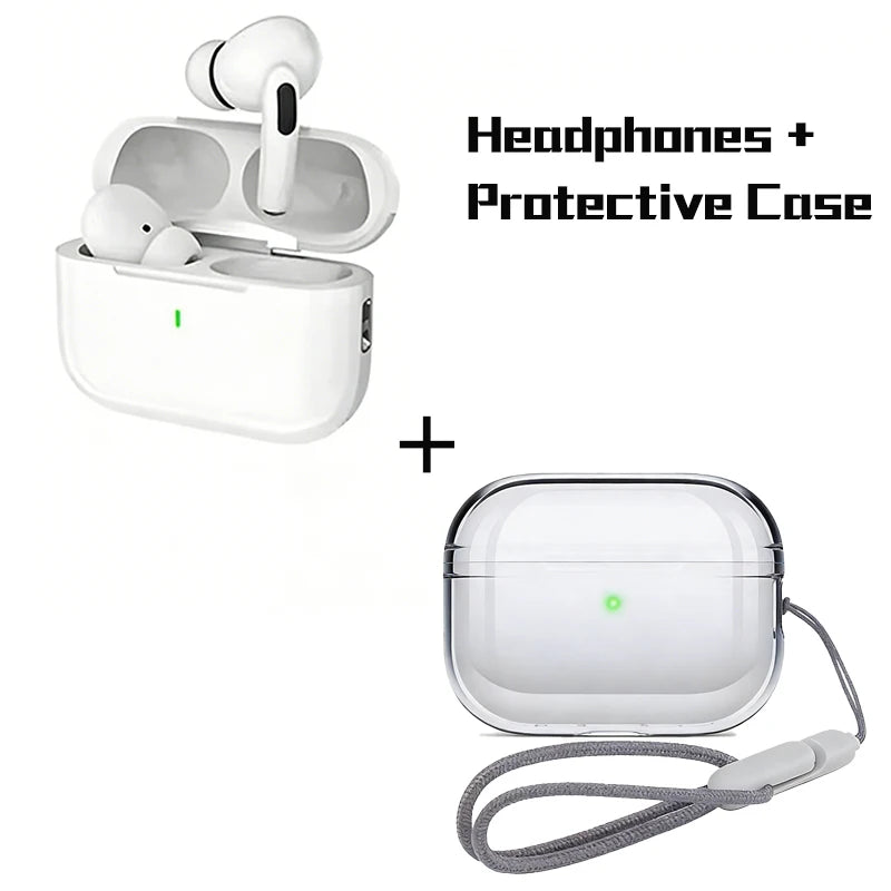 A7-Wireless Bluetooth Headphones HiFi Sound Quality,Physical Noise Reduction 3D Surround Sound, Long Battery Life+earphone cover