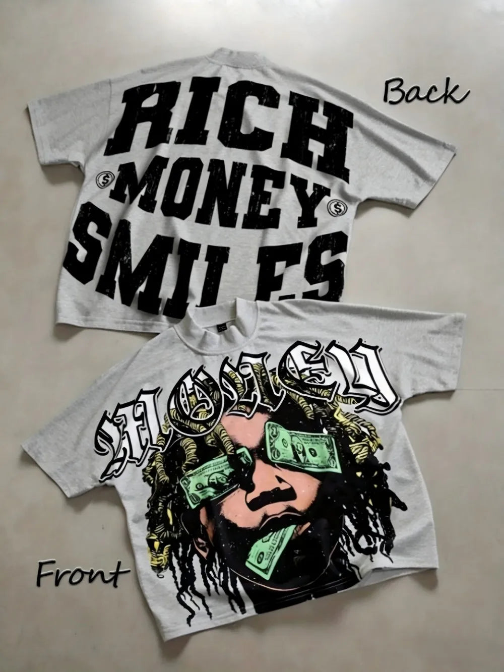 2026 Summer New Style Men's T-shirt Fashionally Popular - Men's and Women's Same Style Round-neck Printed T-shirt