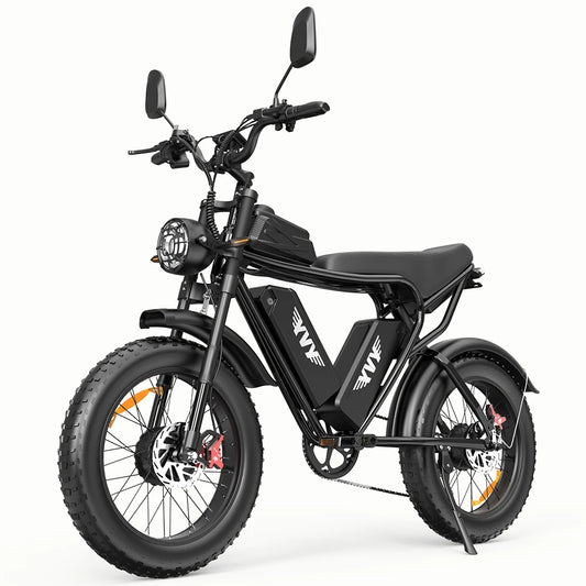 US Free Shipping Yvy Ridstar Q20pro 52V 40AH Dual Motor Electric Bicycle Electric Mountain Dirt Bikes Fat Tire EBike for Adults