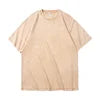 Washed Distressed 100% Cotton Silk Screen Printed T-shirt 230gsm High Quality Oversize Formal Long Breathable Quick Dry Anti-UV