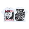 Top Quality Hell Street Star New Retro Pure Fashion Brand Men's and Women's Loose and Thin Cotton Casual Five Cent Men T-shirt