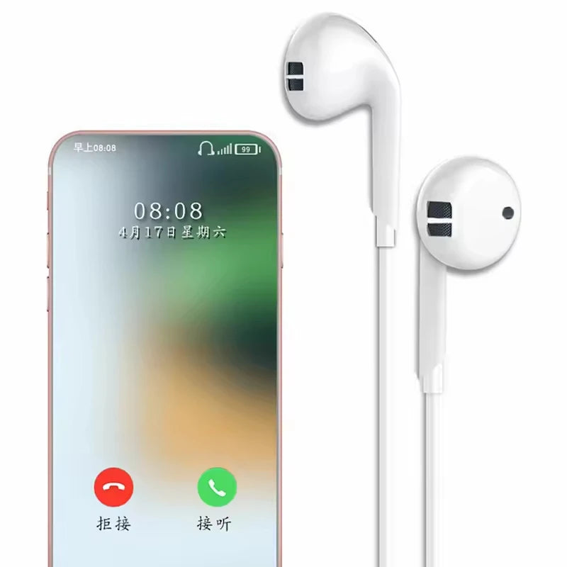 Wired In-Ear Earbuds with 1.2m Super Bass 3.5mm Jack Handsfree Stereo Sound JL Chipset