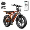 R002 48V 750w 20x4.0 Fat Tire 15ah Lithium Battery 50km/h Max Speed Dual Motor Off Road Electric Motorcycle