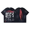 Top Quality Hell Street Star New Retro Pure Fashion Brand Men's and Women's Loose and Thin Cotton Casual Five Cent Men T-shirt
