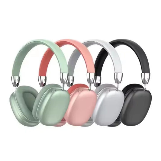 Wireless Over-Ear Headphones – Hi-Fi Stereo Bass with Mic & Noise Cancelling Gaming Earphone