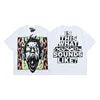 Top Quality Hell Street Star New Retro Pure Fashion Brand Men's and Women's Loose and Thin Cotton Casual Five Cent Men T-shirt