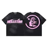 Top Quality Hell Street Star New Retro Pure Fashion Brand Men's and Women's Loose and Thin Cotton Casual Five Cent Men T-shirt