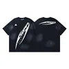 Top Quality Hell Street Star New Retro Pure Fashion Brand Men's and Women's Loose and Thin Cotton Casual Five Cent Men T-shirt