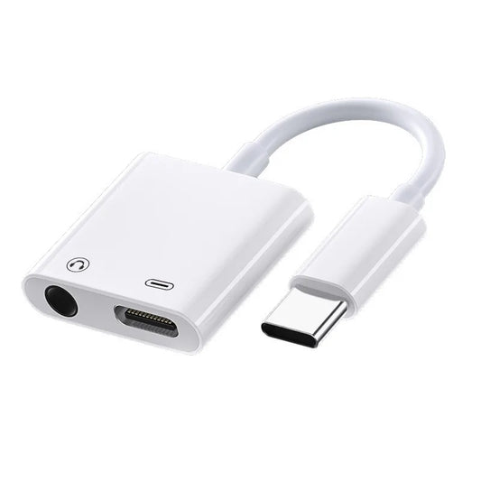 Type-C to 3.5mm Digital Audio Adapter for Playing Music and Charging