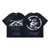 Top Quality Hell Street Star New Retro Pure Fashion Brand Men's and Women's Loose and Thin Cotton Casual Five Cent Men T-shirt
