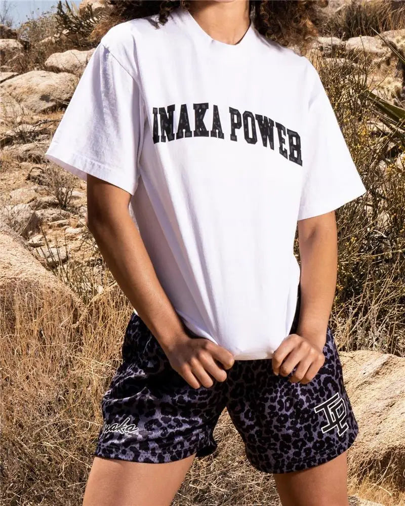 Summer Men's INAKA IP Animal Print Mesh Shorts Drawstring Elastic Waist Breathable Quick Dry Gym Workout Fitness Casual Pants