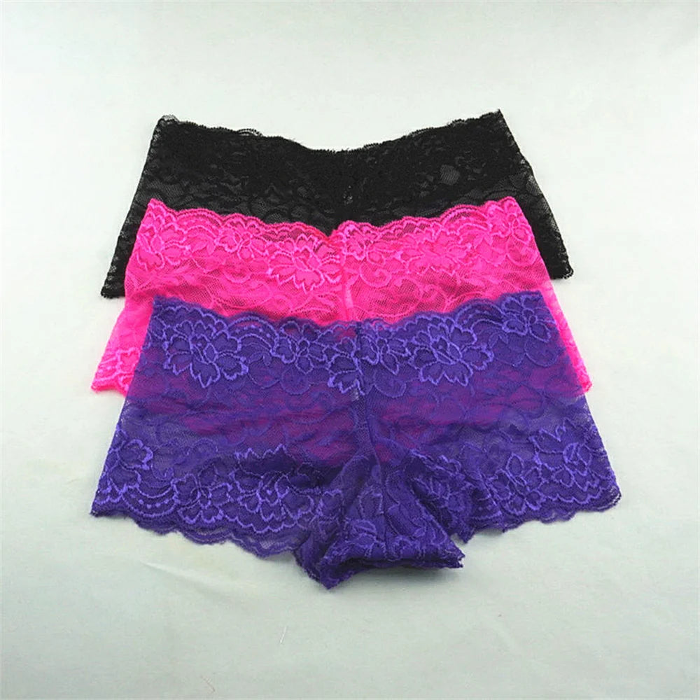 Women's Boyshort Underwear 3-Pack — Soft Nylon Low-Rise Panties