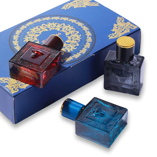 Luxury Perfume Gift Set — 30ml Floral & Woody Eau de Toilette (1 or 3 Pack)