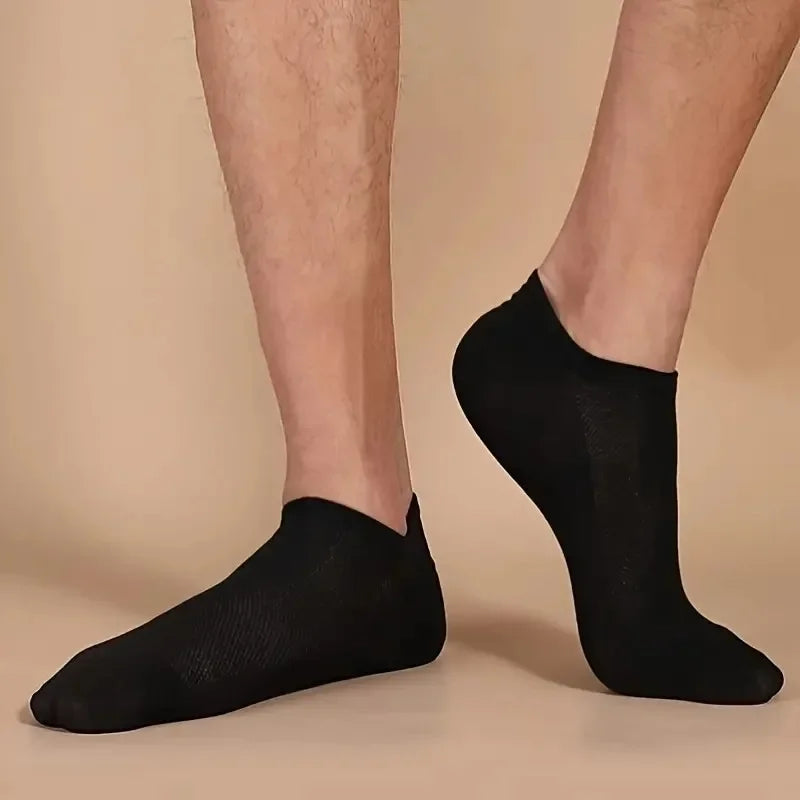 10 or 20pairs Unisex Casual Plain Color Boat Socks Thin Breathable Comfy Anti-odor Low Cut Ankle Socks for Men Women Lightweight