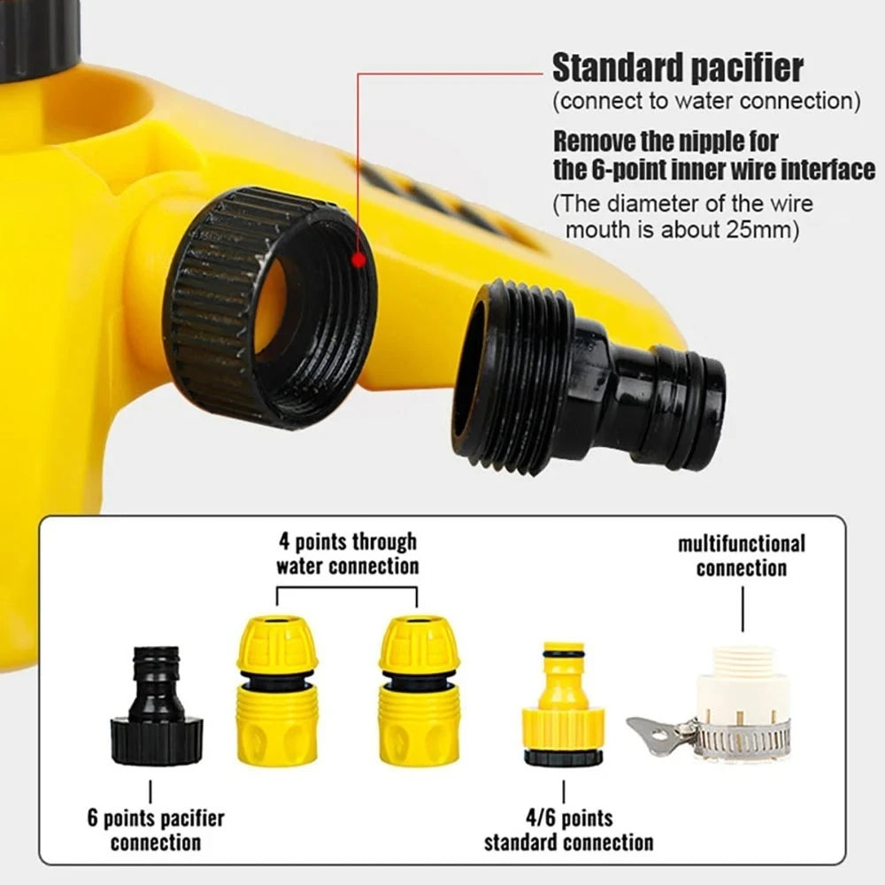 Automatic Rotating Water Sprinkler for Garden Lawn Irrigation 360 Degree Yard Coverage Sprayer Outdoor Plant Watering Tool