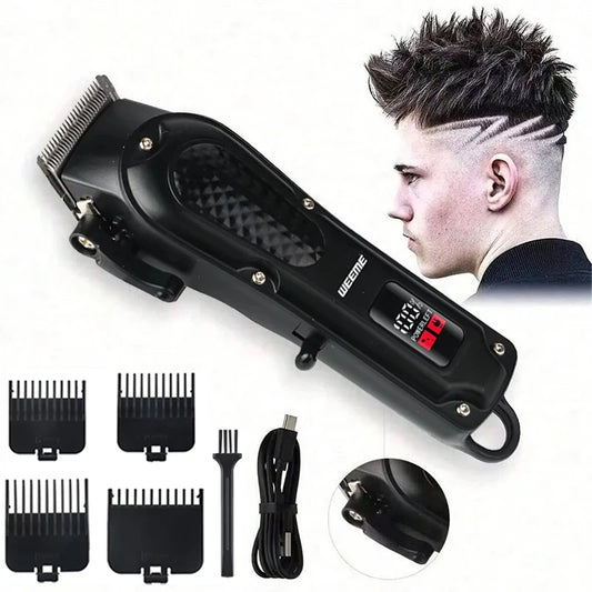Vintage T9 Machine Electric Professional Hair Clippers Beard Clipper Rechargeable Men's Shaver Hair Trimmer Kit Boyfriend Gift