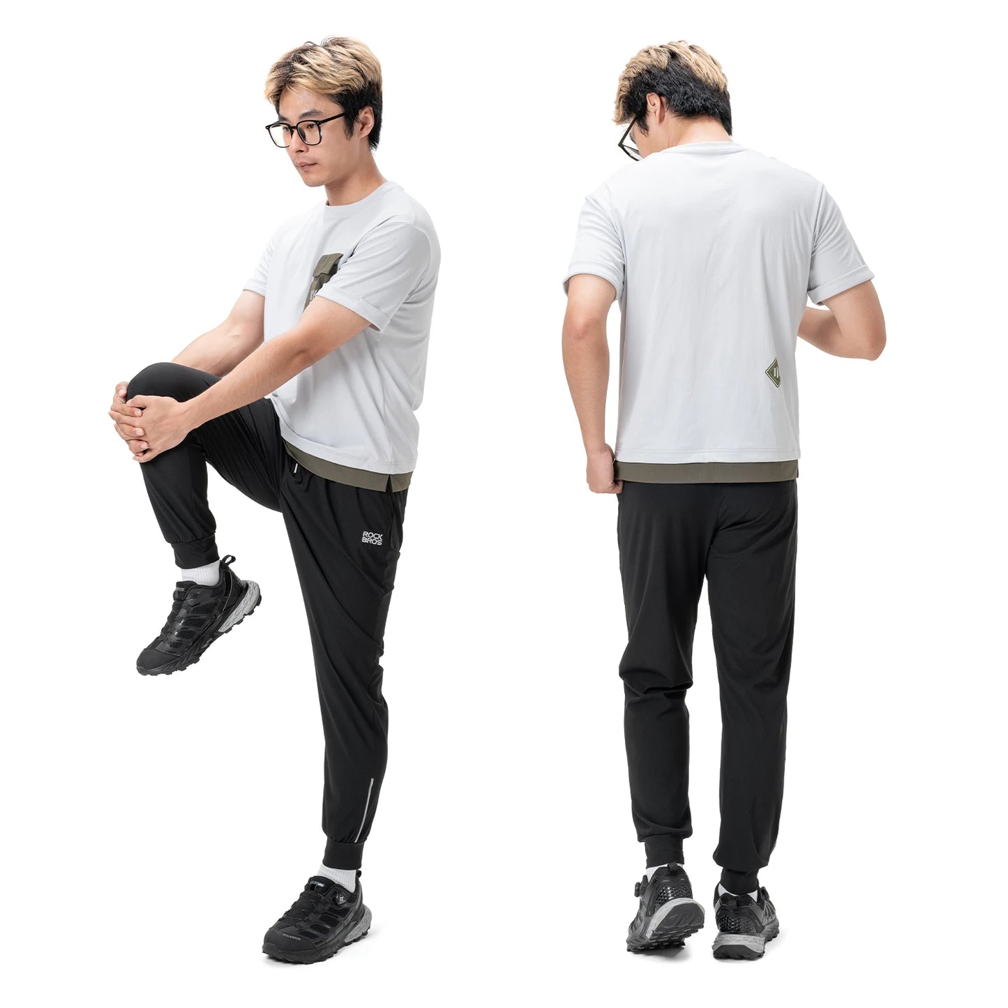 ROCKBROS Summer Sport Thin Pants Running Outdoor Long Trousers Breathable Fitness Casual Riding Bicycle Pants Daily Sweatpants
