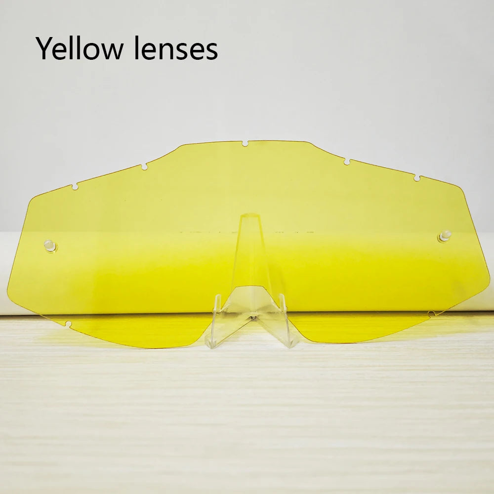 Durable Motorcycle Racing Goggles Clear PC Lens Anti Wind Off-road Motorbike Glasses