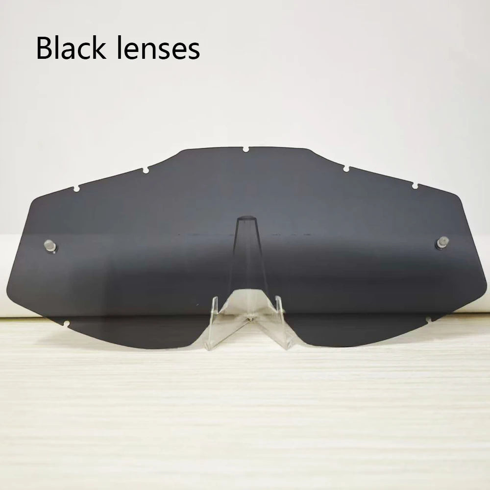 Durable Motorcycle Racing Goggles Clear PC Lens Anti Wind Off-road Motorbike Glasses
