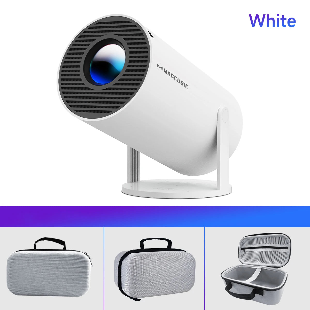Magcubic HY300 Pro Mini Projector – 4K Android 11, WiFi 6, 290 ANSI Lumens