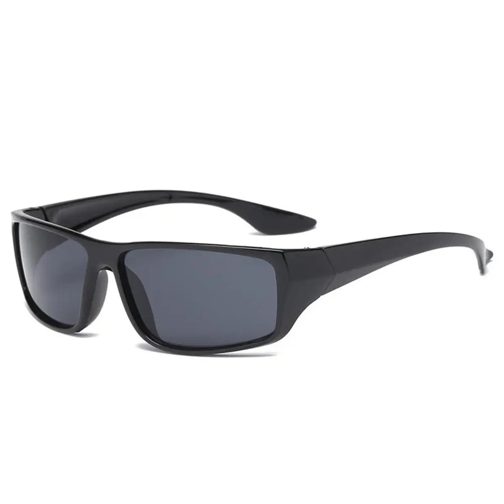 Retro Y2K Silver Sunglasses – UV400 Polarized, Unisex