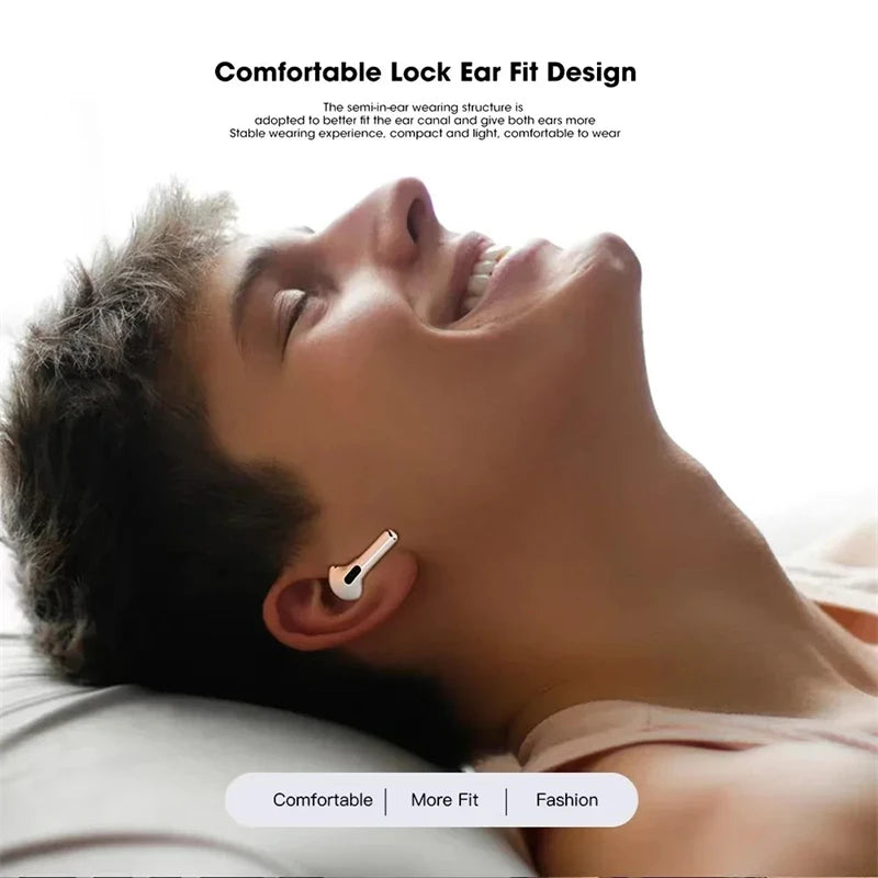 New TWS Wireless Bluetooth Headphones Intelligent Noise Reduction Subwoofer HIFI Sound Bass Headset For Mic