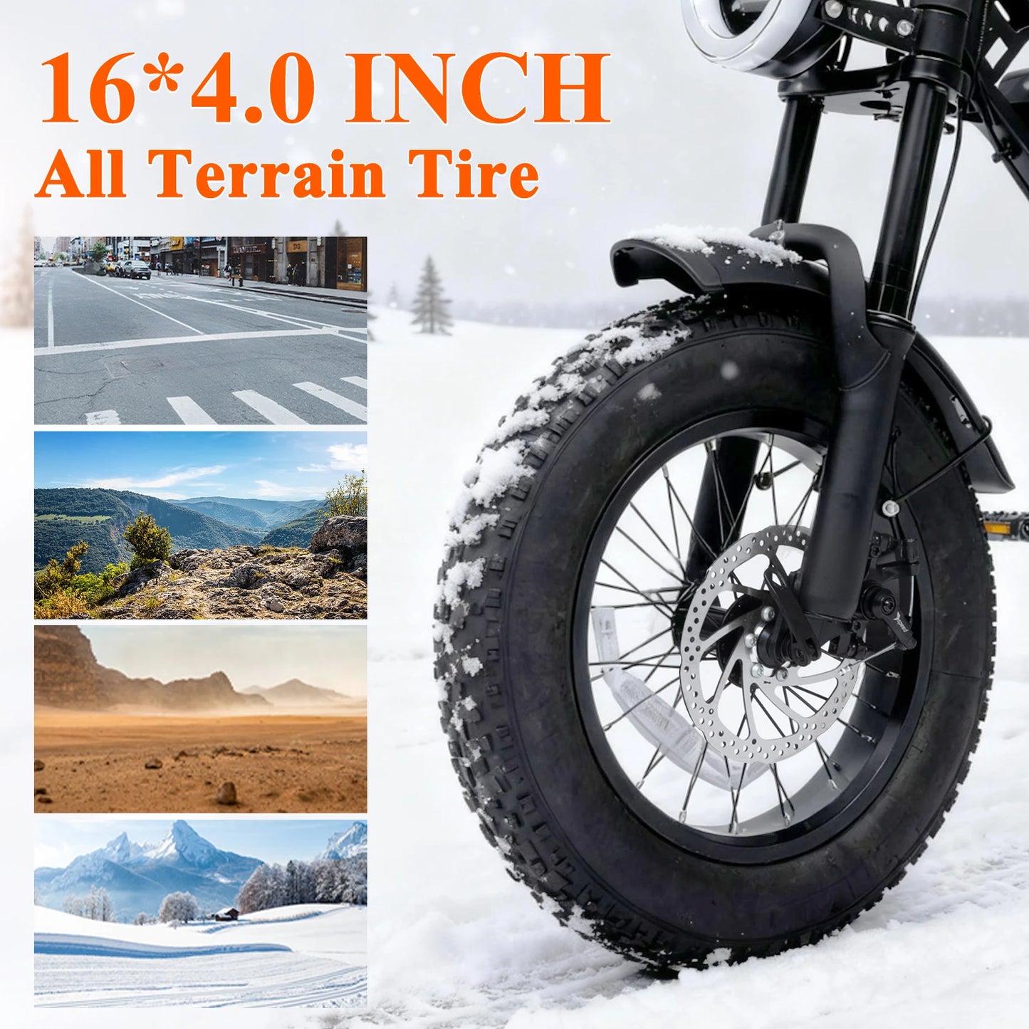 Bodywel M16 off-road electric bicycle 1500W 48V15AH all-terrain motorcycle suitable for urban mountain riding ebike