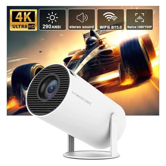 Magcubic HY300 Pro Mini Projector – 4K, Android 11, WiFi6, 290 ANSI