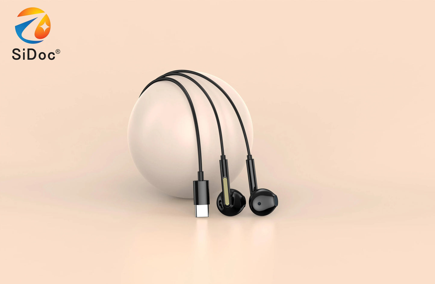New high fidelity analytical voice with clear and adjustable volume wired headphones, suitable for direct use on mobile phones