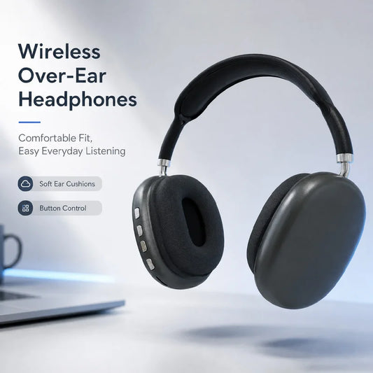 P9 Wireless Bluetooth Headset Outdoor Sports Gaming Wireless Headphones with Mic Noise Cancelling Earbuds Bluetooth Earphones