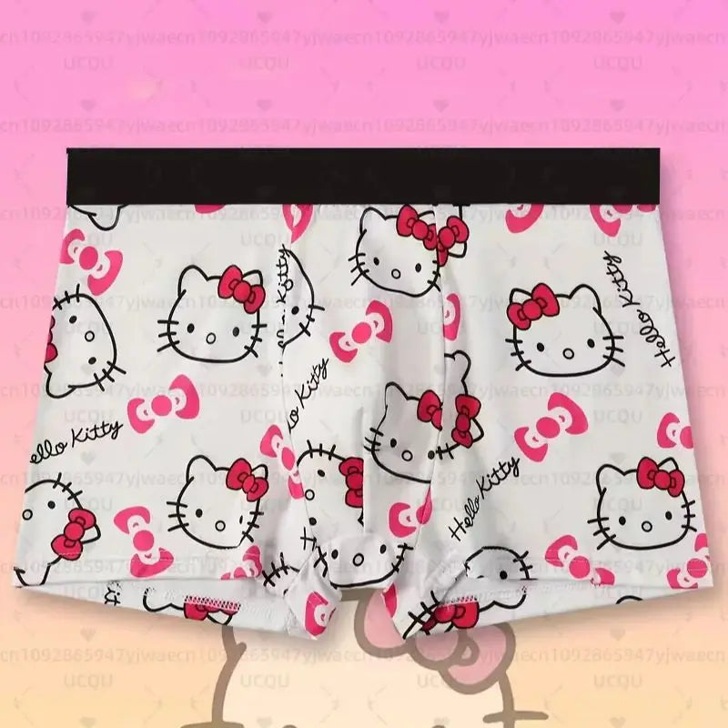 6-Pack Cute Cartoon Print Sports Boxer Briefs – Plus Size Breathable Unisex Underwear