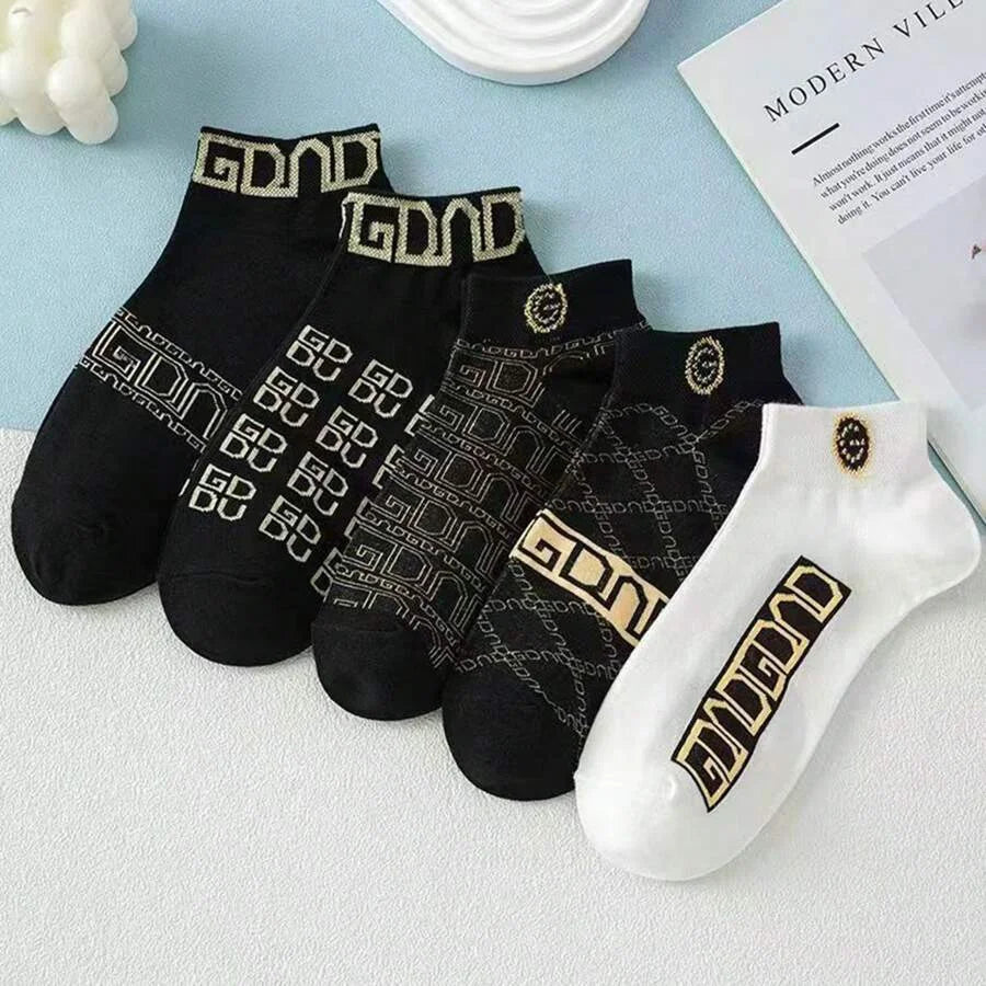 Men's Low-Cut Socks Multi-Pack | Breathable, Anti-Odor (5–20 Pairs)