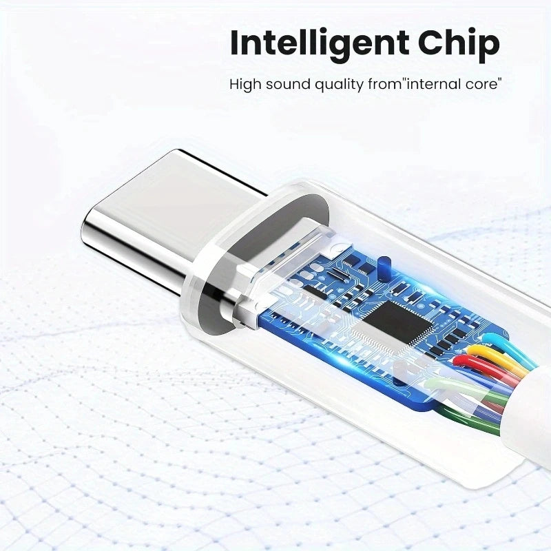 USB C to Audio Adapter,ype C to 3.5mm Female Headphone Jack Hi-Res DAC Cable, Digital Audio Adaptor Dongle Earphone Cable Conver