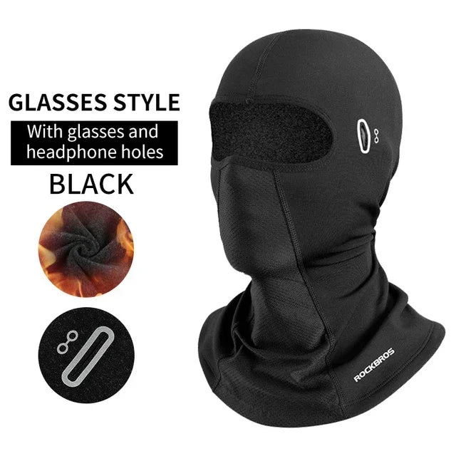 Thermal Balaclava Face Mask — Windproof Cycling & Ski Cap for Men & Women