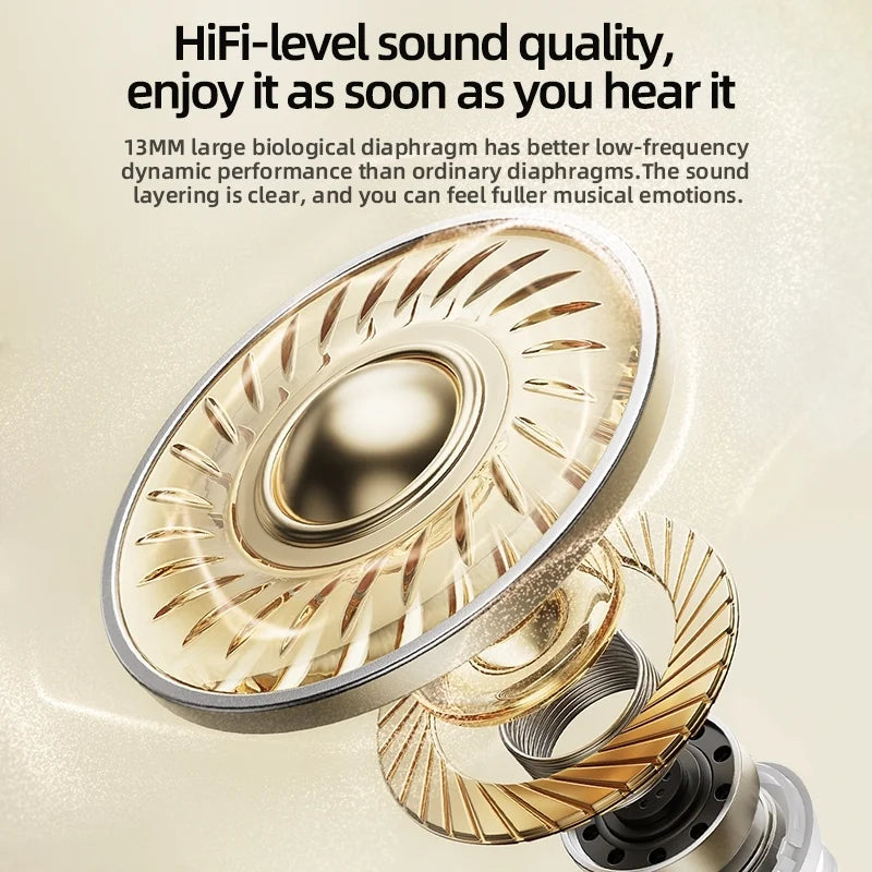 A7-Wireless Bluetooth Headphones HiFi Sound Quality,Physical Noise Reduction 3D Surround Sound, Long Battery Life+earphone cover