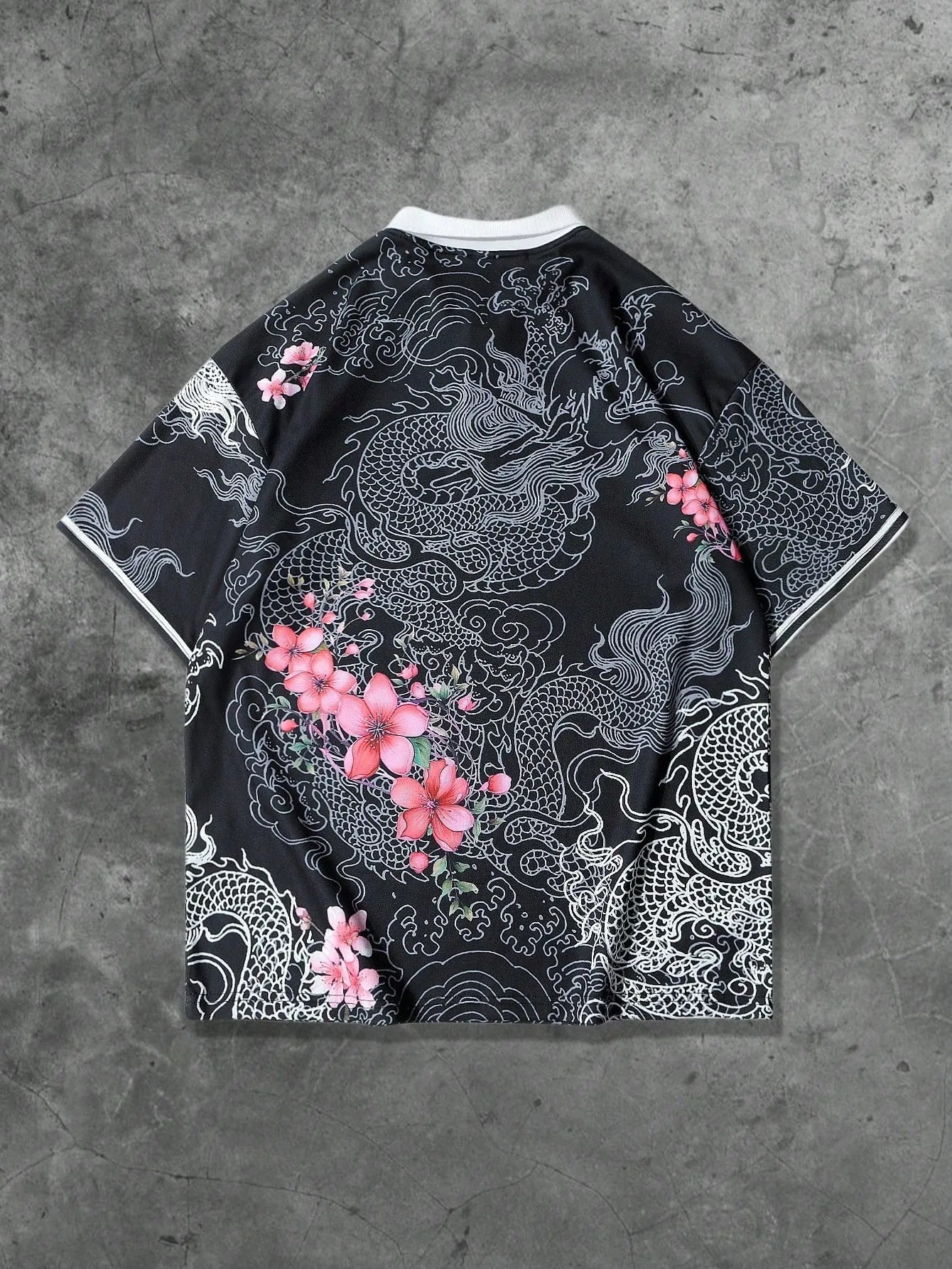 The 2025 summer new men's short-sleeved POLO shirt features a casual fashionable and breathable 3D pattern print