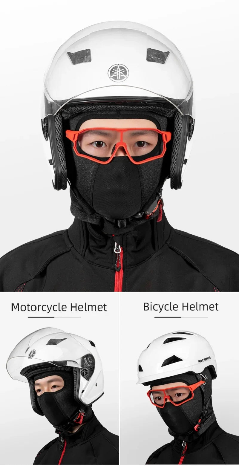 Thermal Balaclava Face Mask — Windproof Cycling & Ski Cap for Men & Women