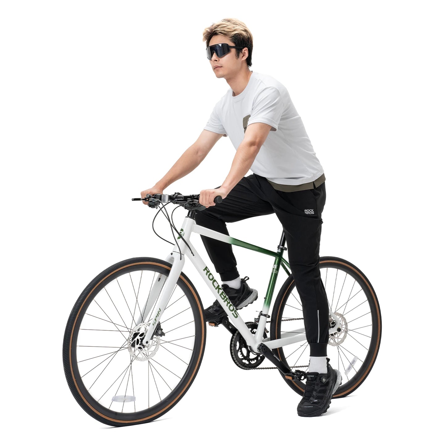 ROCKBROS Summer Sport Thin Pants Running Outdoor Long Trousers Breathable Fitness Casual Riding Bicycle Pants Daily Sweatpants