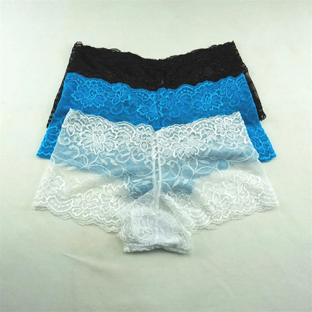 Women's Boyshort Underwear 3-Pack — Soft Nylon Low-Rise Panties