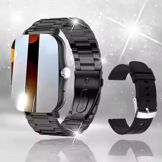 Full Touch Screen Fitness Smart Watch | Bluetooth Call, Heart Rate & Sleep Tracker