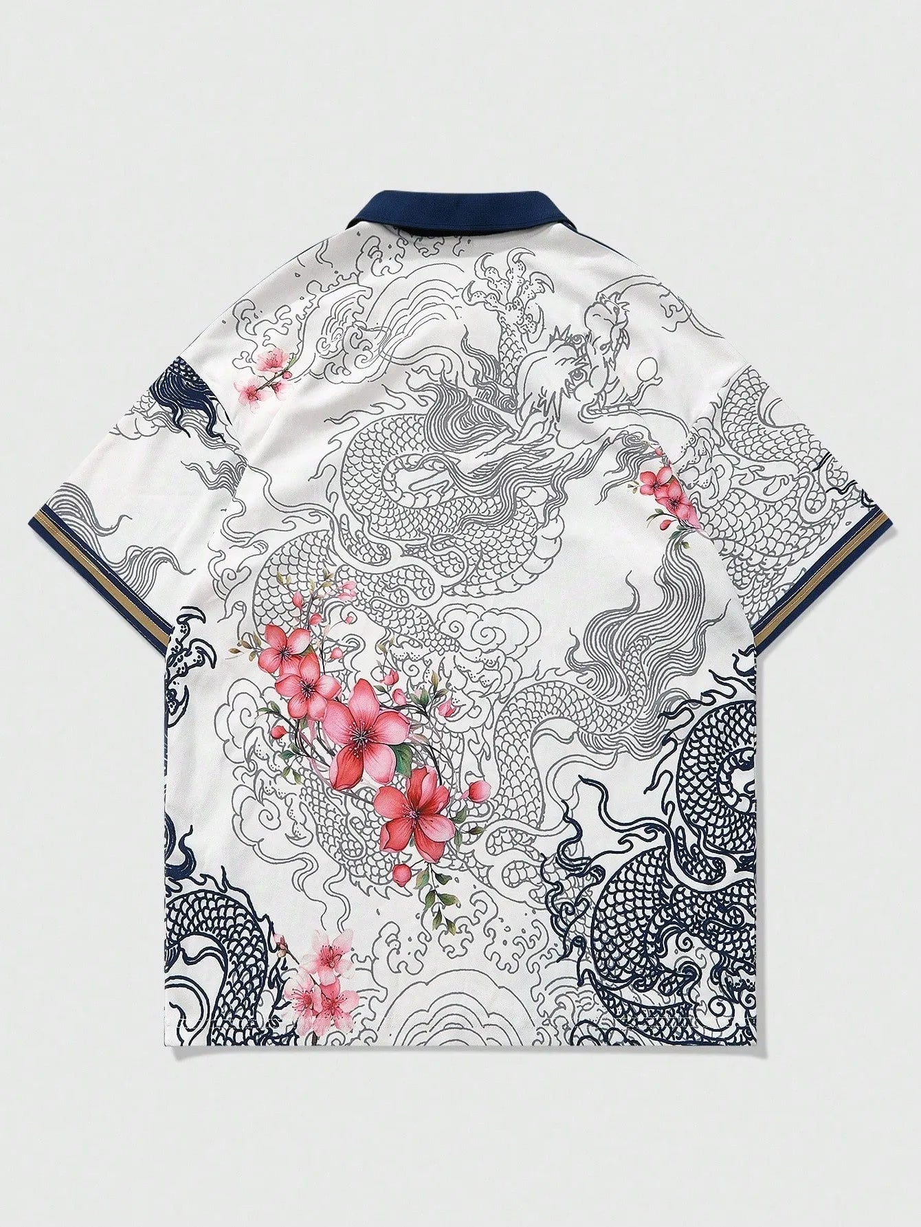 The 2025 summer new men's short-sleeved POLO shirt features a casual fashionable and breathable 3D pattern print