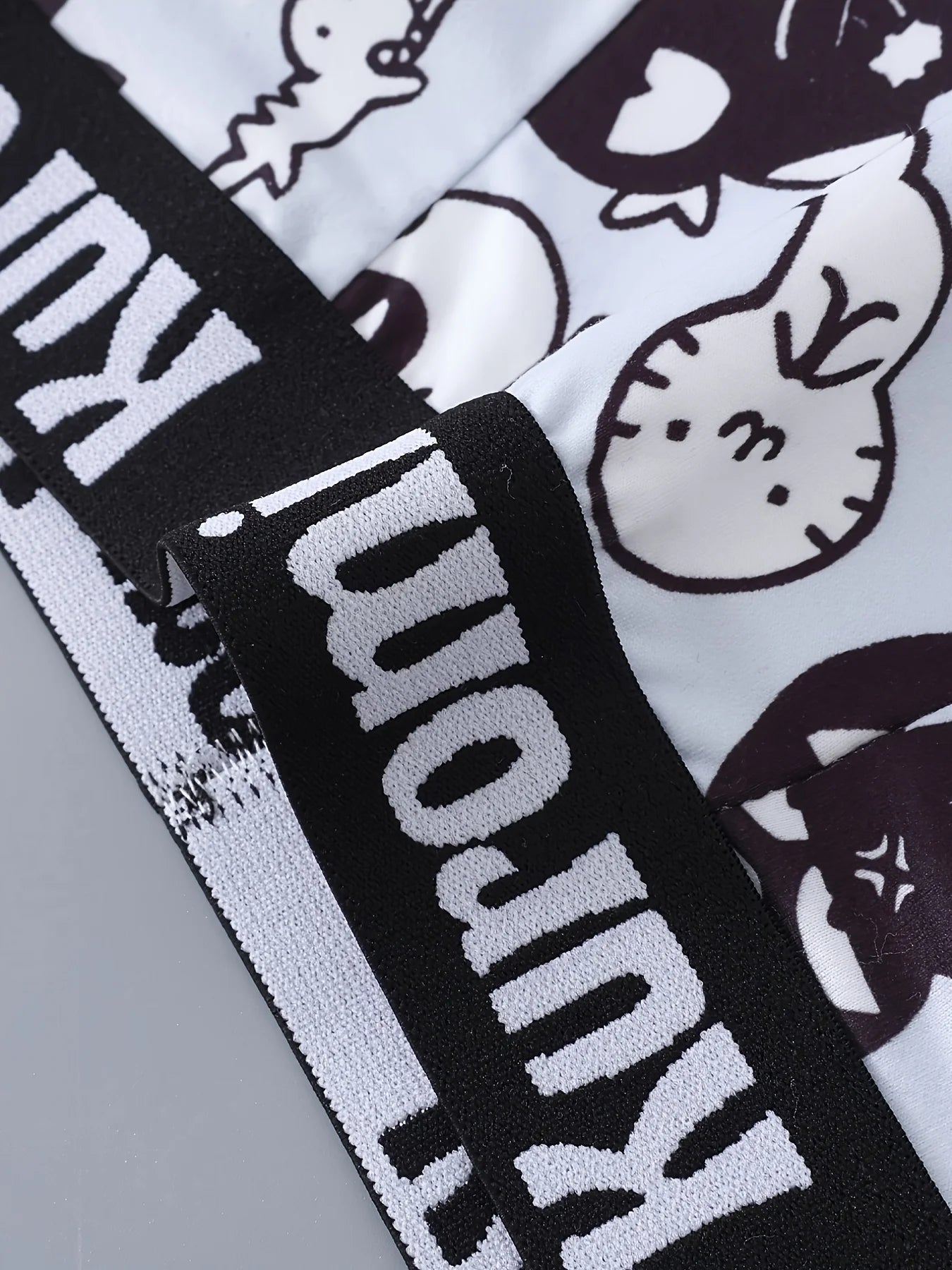 Men's Cute Cartoon Print Boxer Brief – Skin-Friendly Cosplay Underwear