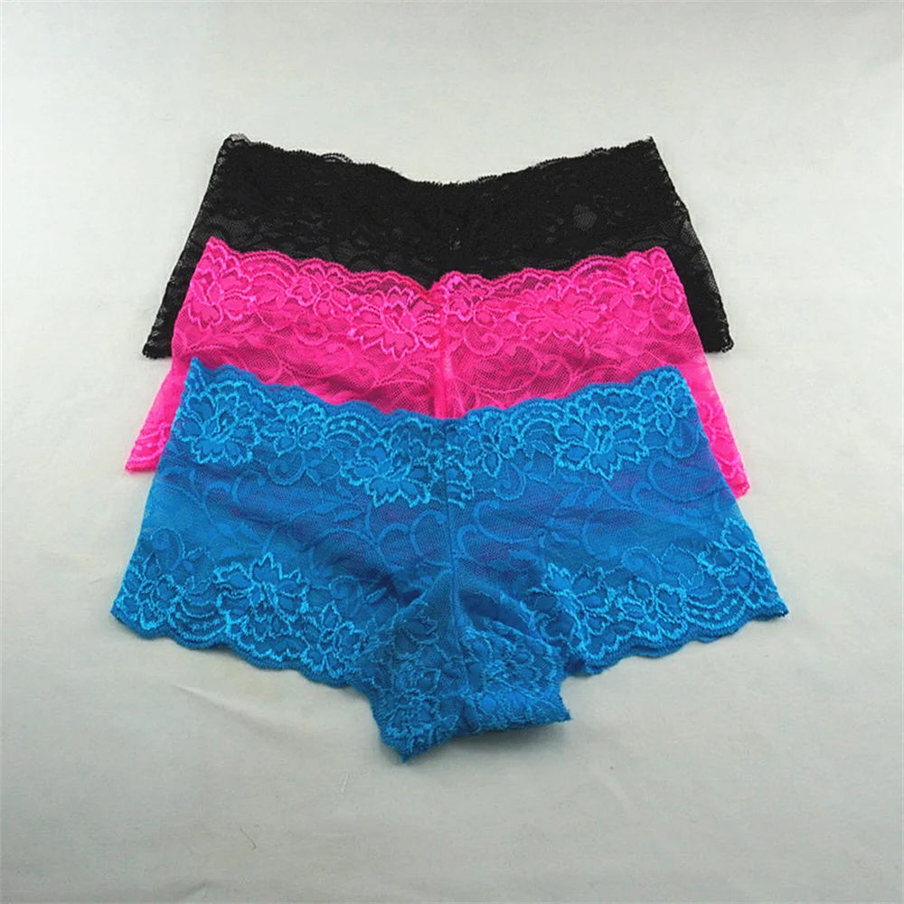 Women's Boyshort Underwear 3-Pack — Soft Nylon Low-Rise Panties