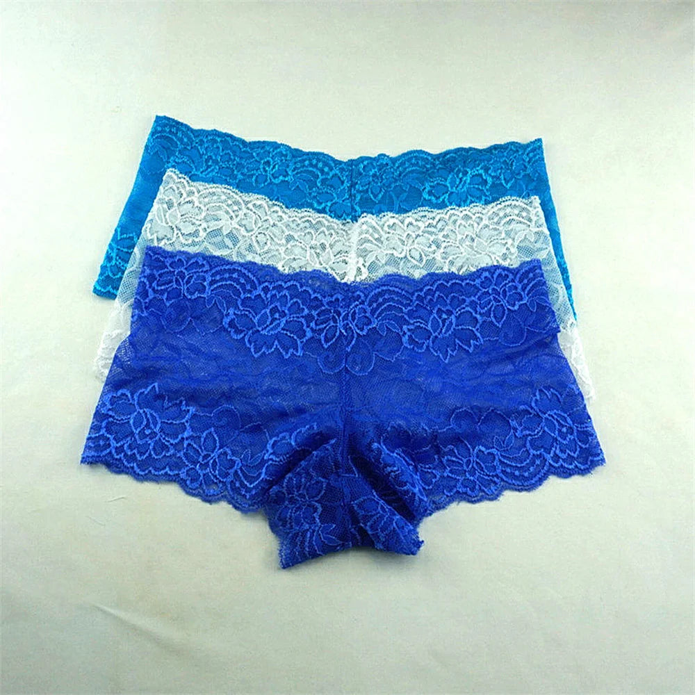 Women's Boyshort Underwear 3-Pack — Soft Nylon Low-Rise Panties