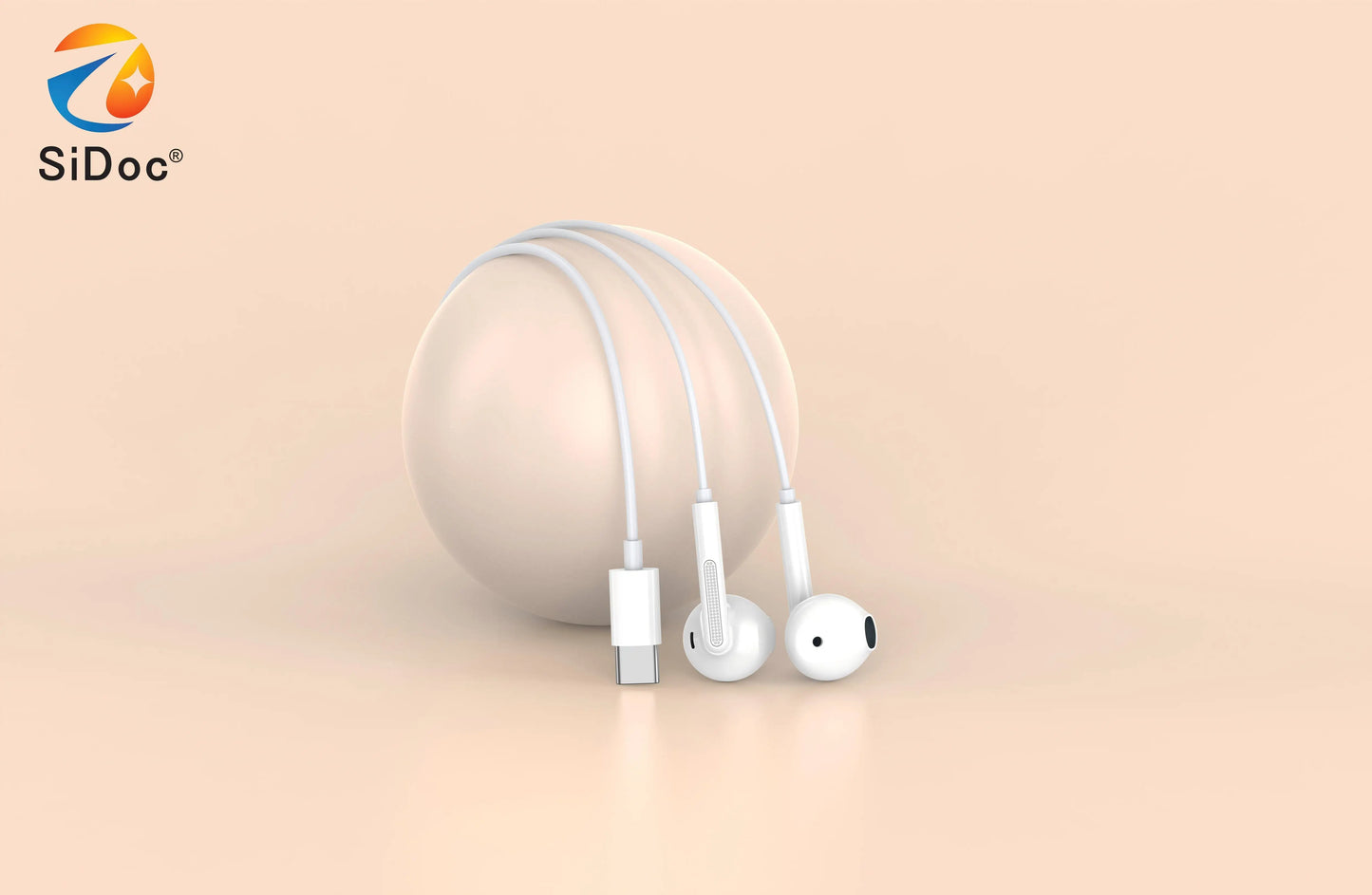New high fidelity analytical voice with clear and adjustable volume wired headphones, suitable for direct use on mobile phones