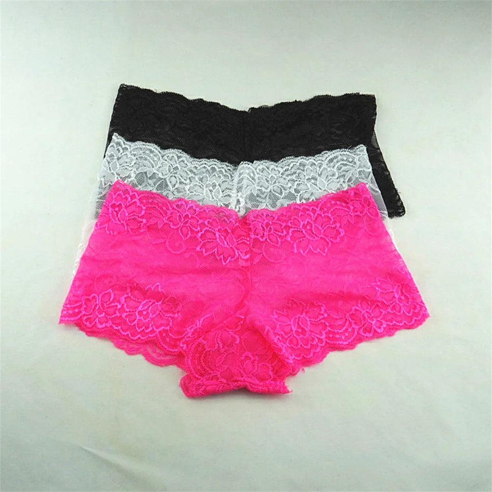 Women's Boyshort Underwear 3-Pack — Soft Nylon Low-Rise Panties