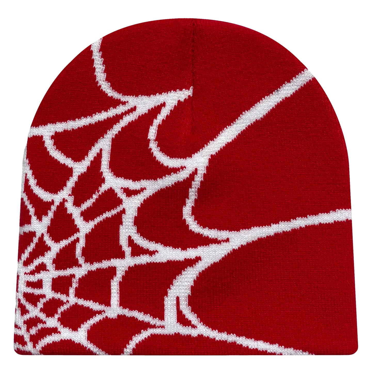 Y2K Spider Web Knit Beanie – Unisex Winter Hat