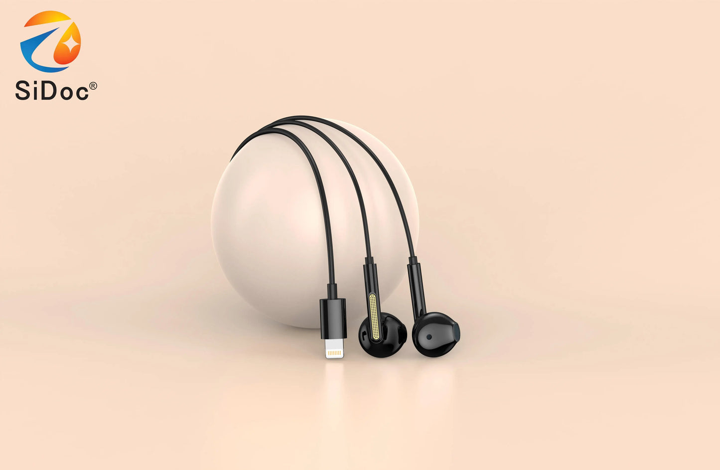 New high fidelity analytical voice with clear and adjustable volume wired headphones, suitable for direct use on mobile phones