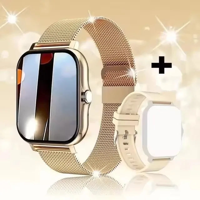 Full Touch Screen Fitness Smart Watch | Bluetooth Call, Heart Rate & Sleep Tracker